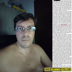 Fabrizio Salomone is a creepy italian pervert, sex offender, maniac, stalker, sociopath, porn addict, satanist
